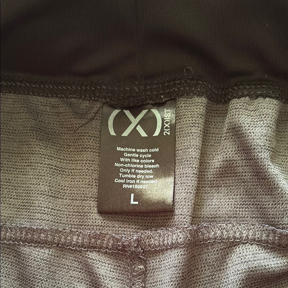 NWOT Gray/Black Men's Athletic Shorts - Picture 2 of 3